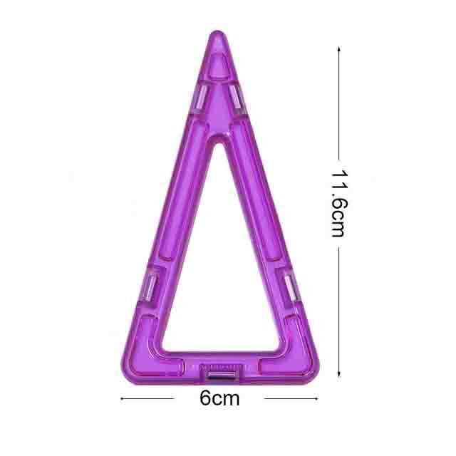 Giocattoli per bambini di Grandi Dimensioni del Progettista Magnetica Magnete Building Blocks Accessori costruttore Educativi Giocattoli Per I Bambini: Isosceles triangle