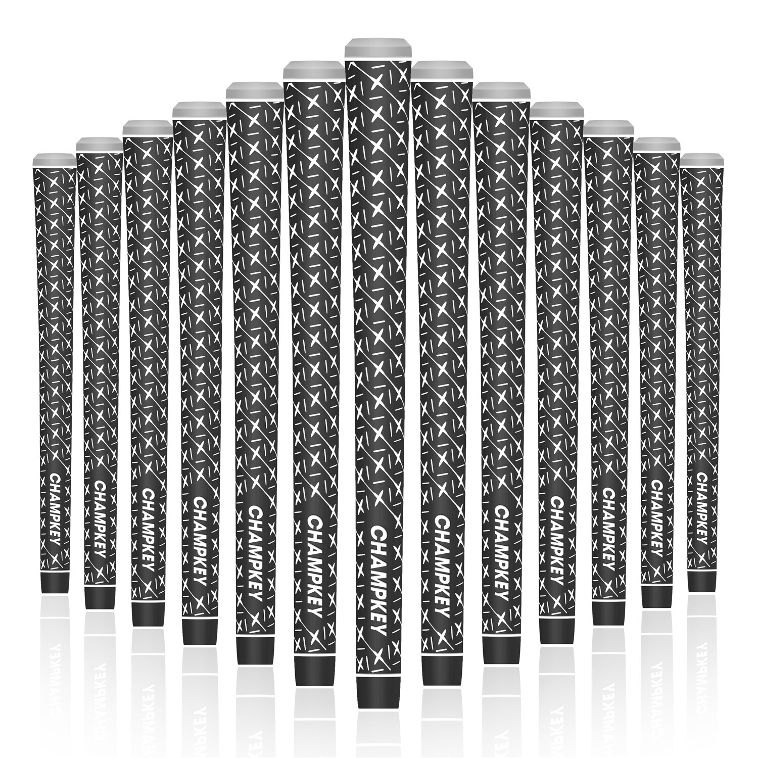 8PCS/Set Champkey X-Grip Six Colors Rubber Golf Grips Midsize- Super Stability Golf Club Grips