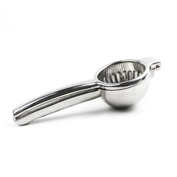 Stainless Steel Extra Large Lemon Squeezer Heavy Duty Squeezer & Fruit Juicer Hand Press with Solid Metal Squeezer Bowl: Default Title
