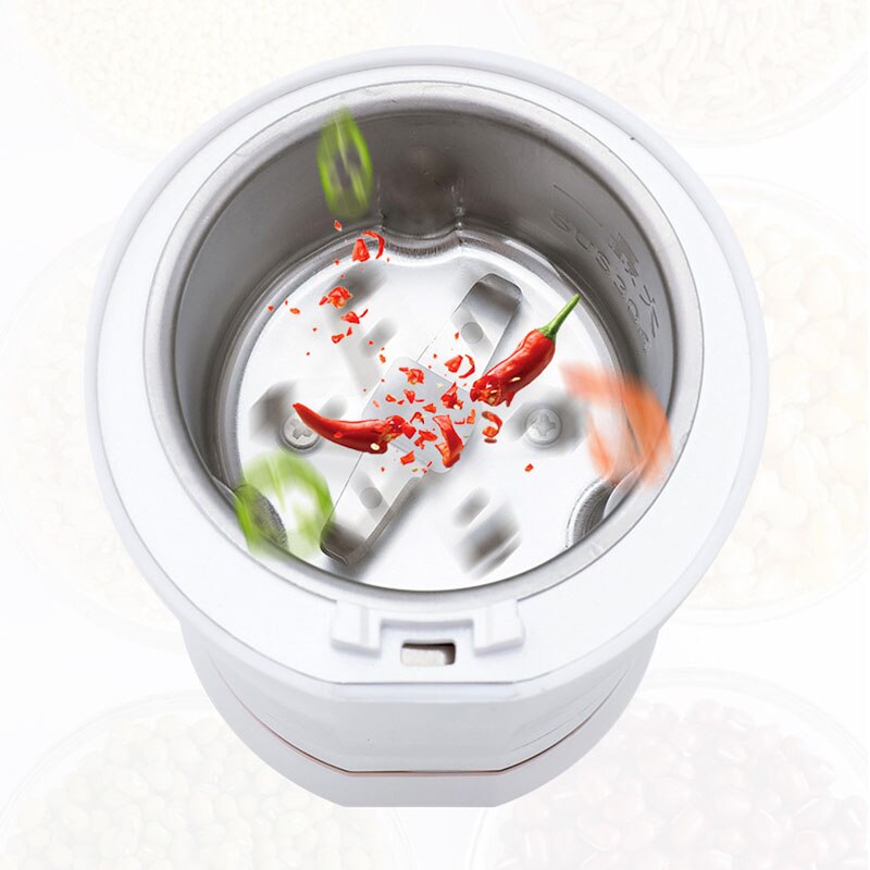 Elektryczny Pulverizer ziarna kawy nakrętki suche młynek przenośne ziarna zbóż frezarka robić kuchni biura