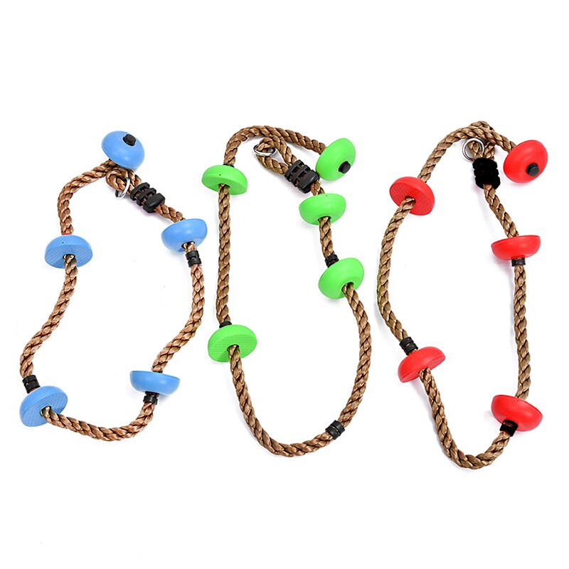 Kinderen Buitensporten Kleuterschool Klimmen Speelgoed Disc Klimmen Touw Grappig Klimmen Touw Swing Disc Klimmen Apparatuur Speelgoed: red