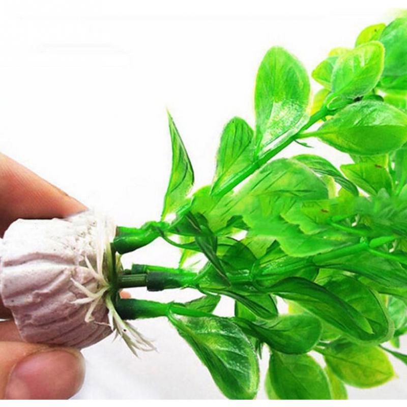 Kunstig vandplante akvarium akvarium grønt landskab plast kunstigt undervands vandgræs plante boligindretning