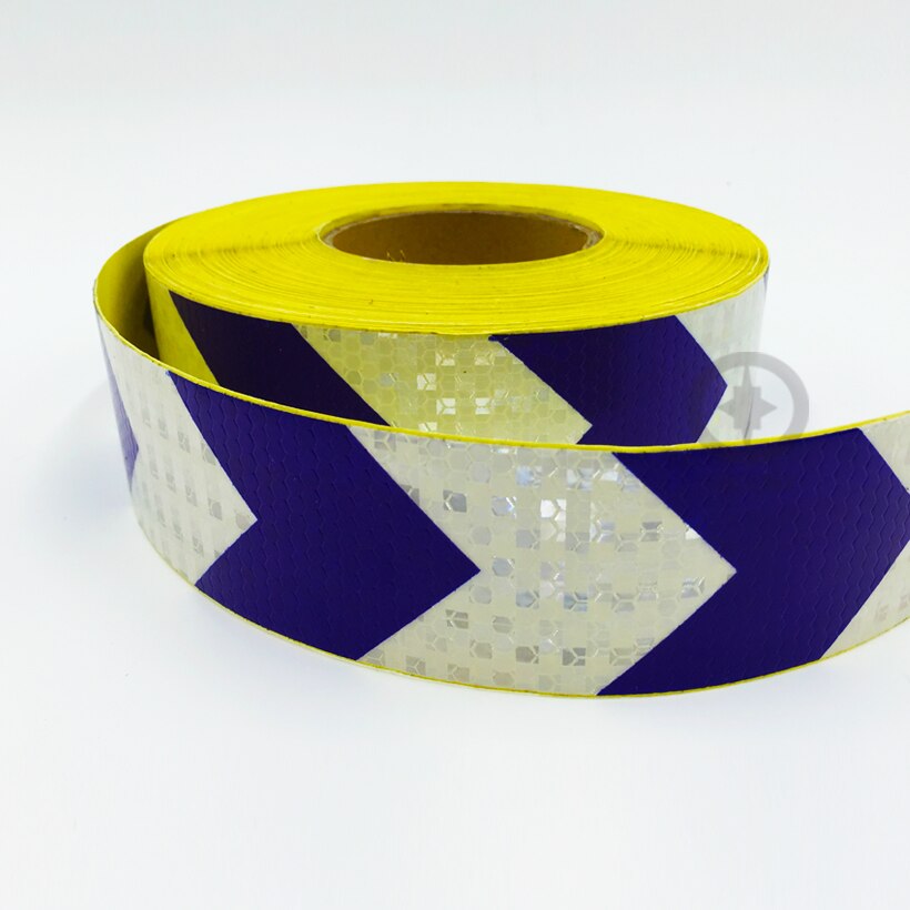 5CMX5M Arrow Night Reflective Warning Car Traffic Construction Reflective Sign Sticker