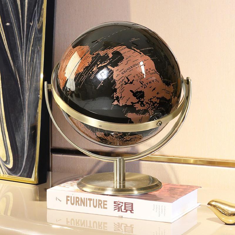 Globe en métal en forme de modèle, fournitures d'enseignement, décoration de Table, de bureau, pour la maison