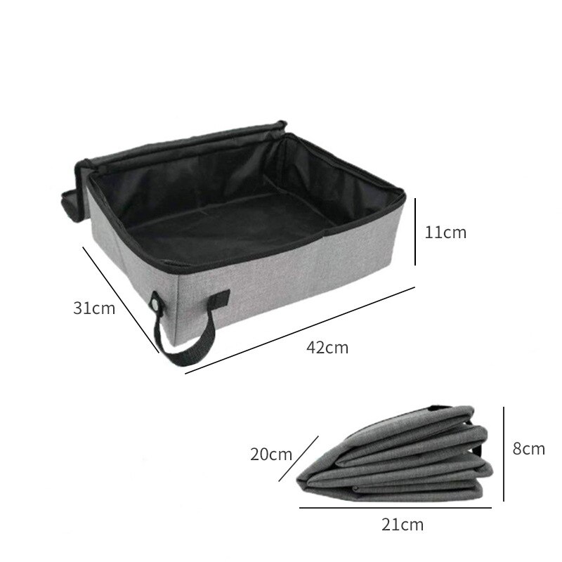 Folding Cat Pet Litter Box Waterproof Outdoor Foldable Portable Travel Toilet For Cats Dogs Bedpans/bath tub: Default Title