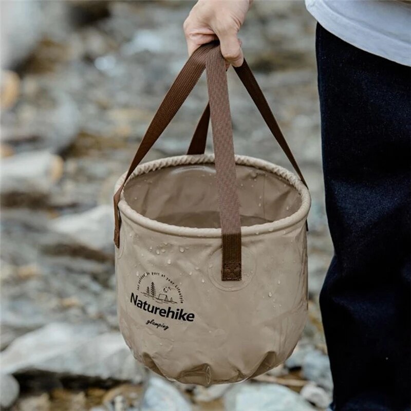 Naturehike Outdoor Camping Travel Picnic secchio tondo pieghevole di grande capacità bacino pieghevole impermeabile portatile leggero