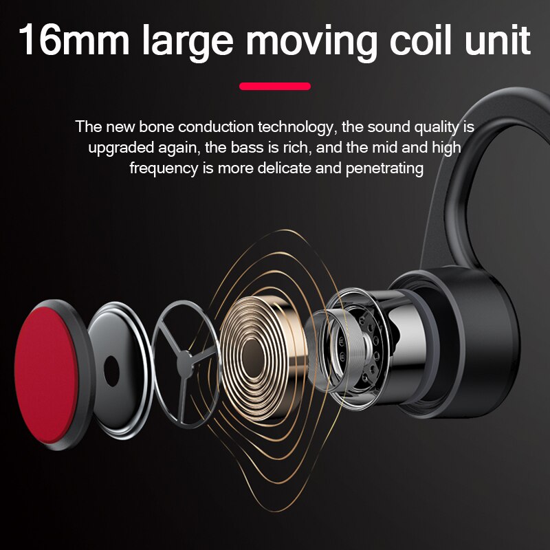 Lenovo X3 Pro Bluetooth 5.3 Bone Conduction Earphones Ear-hook Music Hifi Sports Waterproof Headset with Mic Wireless Headphones