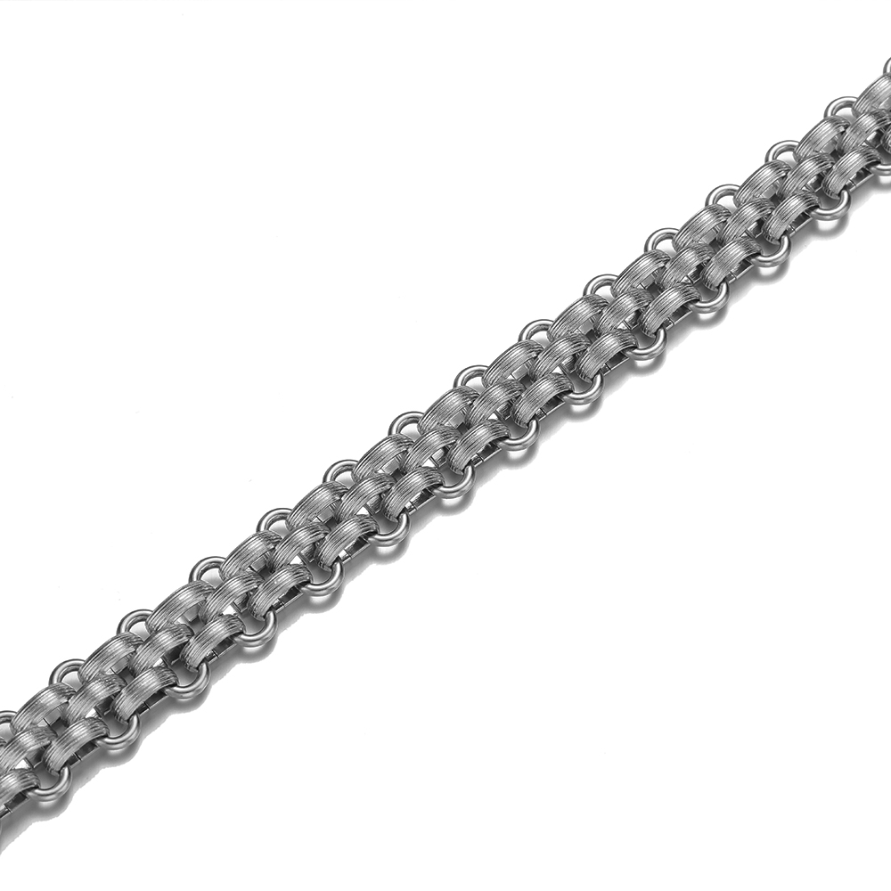 Cadenas gruesas grandes y pesadas de acero inoxidable de 1 metro para joyería DIY, collares Punk de Hip Hop, suministros de accesorios para pulseras: Naranja