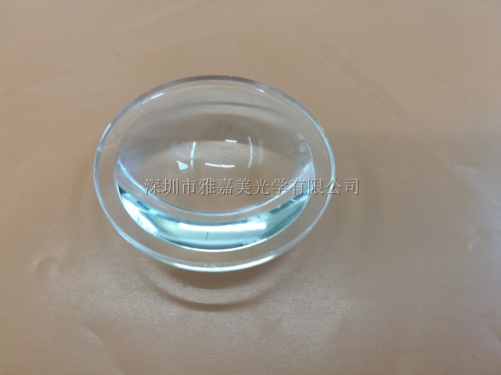 high transmittance glass lens Diameter 38MM, Height 19.5MM and 10MM plano-convex lens , optical Convex led lens