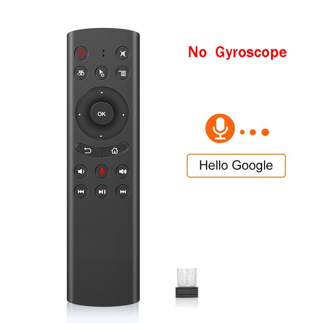 Wechip G20S 2,4G Wireless Air Mouse Gyro Voice Control Sensing Mini Tastatur G20 Fernbedienung Für Mini PC Android TV Box: G20
