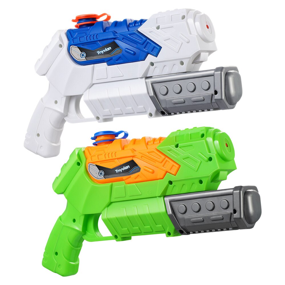 Toyvian 2pcs Safe Interactive Water Guns for Swimming Pool Beach Children: Default Title