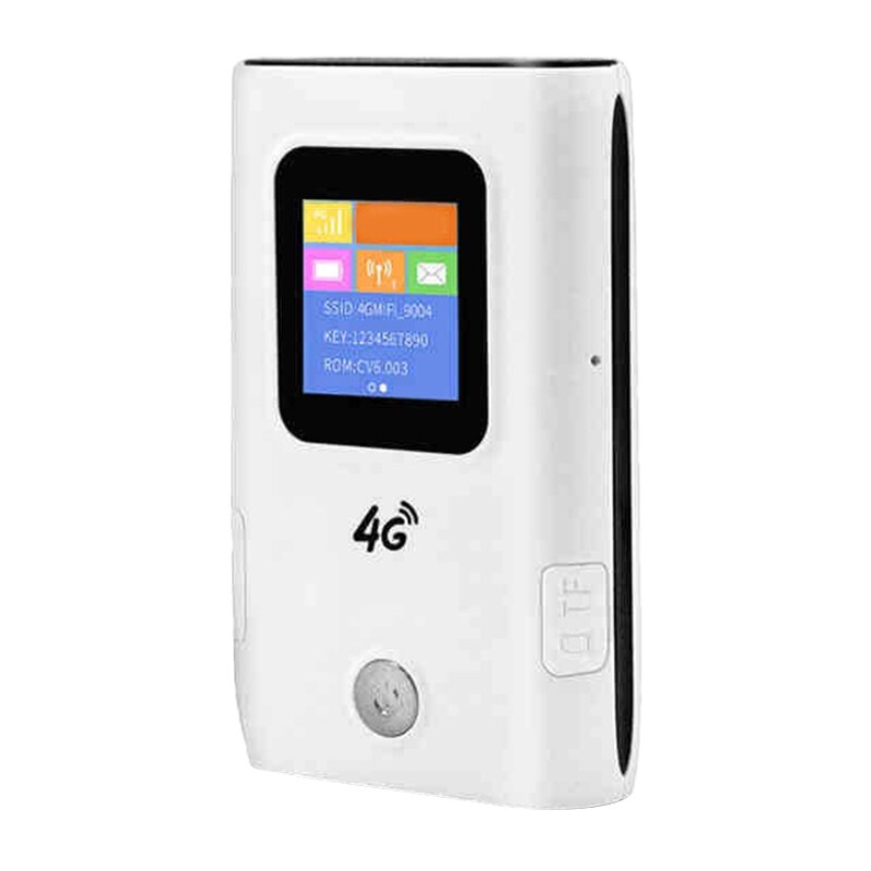 4G WiFi Router Mifi 4G LTE Pocket Mobile Wifi Hotspot 5200MAh Power Bank FDD/TDD Global Sim Card