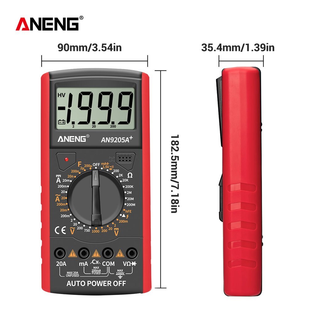 High-precision Digital Multimeter Digital Display Type Fully Automatic Multi-function High-precision Test Meter
