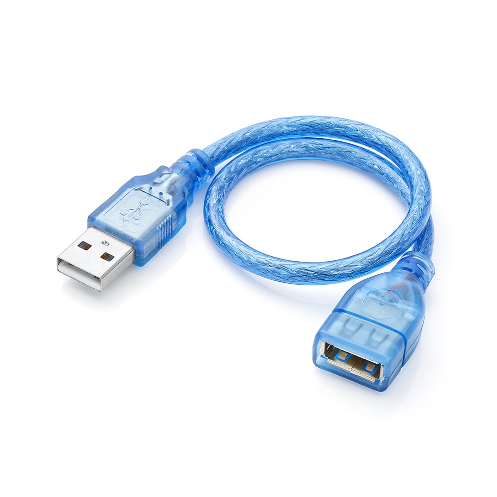 0.3M Usb Kabel USB2.0 Verlengkabel Extender Leiden Een Man-vrouw Cord Adapter Voor Psp PS3 muis Toetsenbord