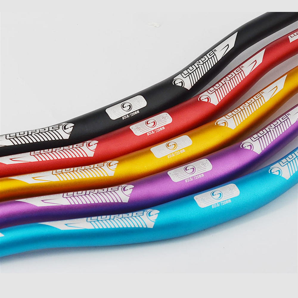 Kierownica roweru górskiego 31.8mm pion rowerowy 720/780/800mm uchwyt ze stopu aluminium MTB spadek poziome części rowerowe