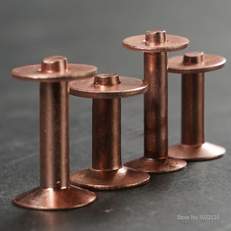 10pcs copper meteorite rivet blank column copper r... – Vicedeal