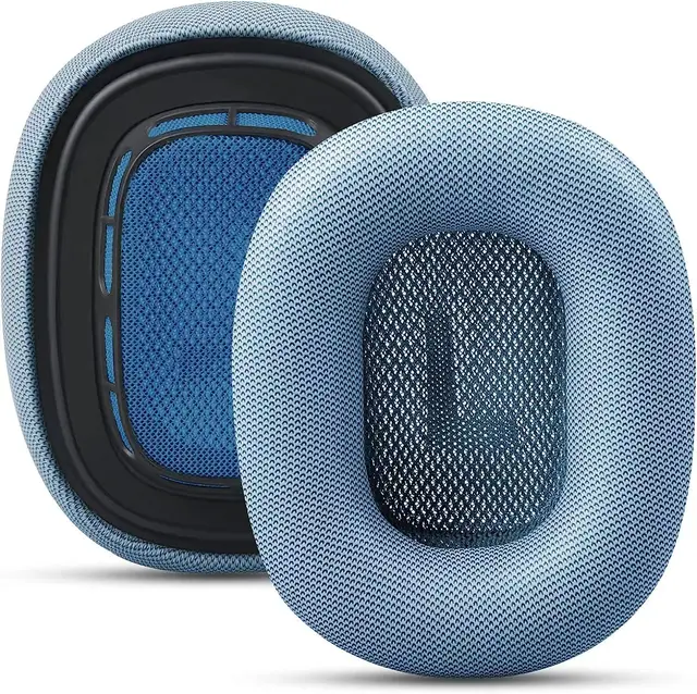 Ersatz Original Mesh Stoff Material Ohrpolster Für AirPods Max Headset Magnetische Anziehung Kopfhörer Ohrenschützer Kissen