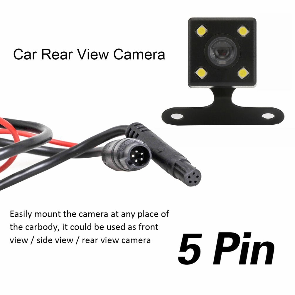 4 Light Hd Camera Ccd Car Rear View Camera Reversing Camera Waterproof Car Rear View Reversing Camera
