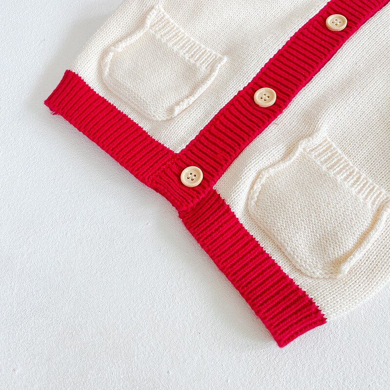 2020 outono nova chegada meninas moda malha cardigans crianças retalhos suéteres bebê menina inverno