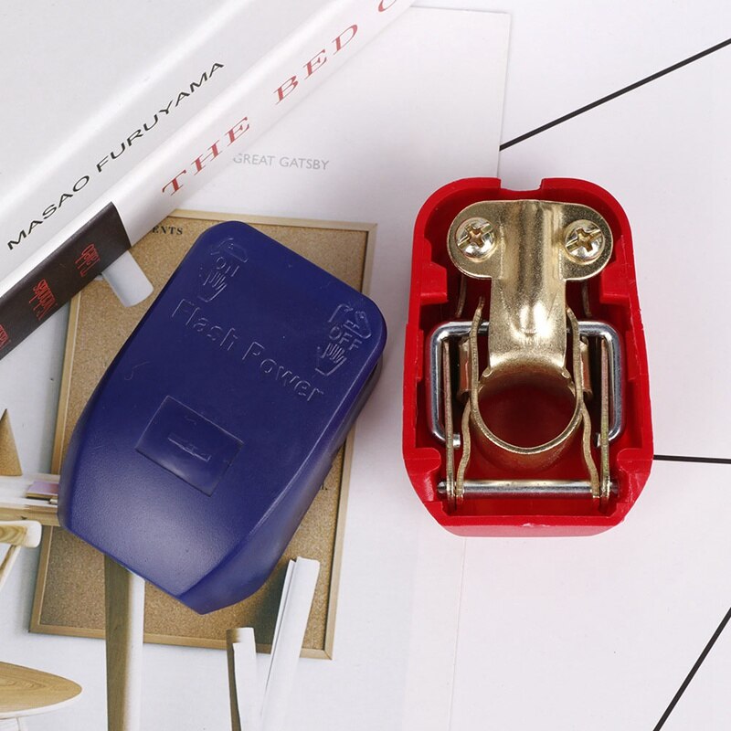 2pcs Car 12V Battery Terminal Connector Switch Quick Release Connectors Quick Battery Disconnect Terminals For Auto Accessories