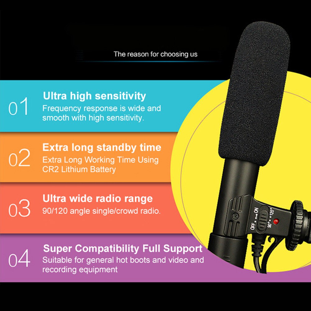 3.5mm Stereo Camera Microphone VLOG Photography Interview Digital Video Recording Mic For DSLR Camera PC Computer Phone микрофон