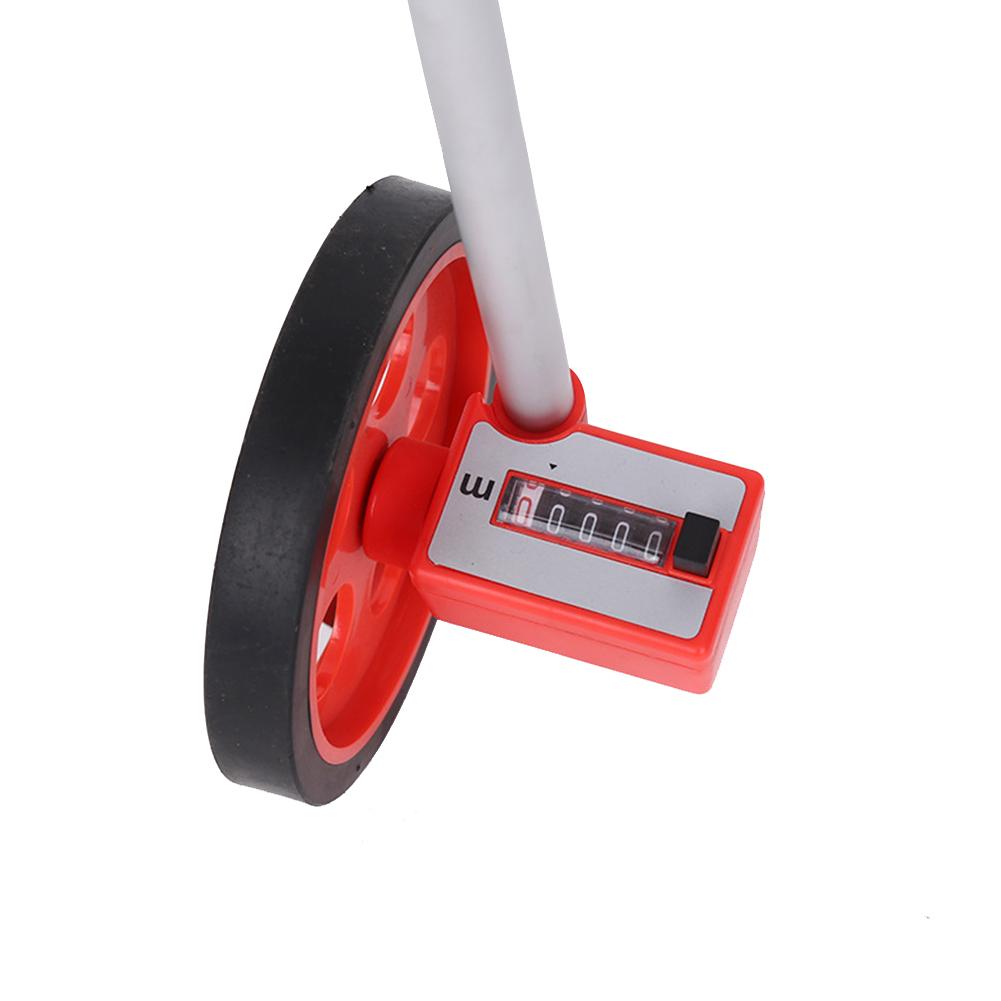 Hand-Held Mechanical Distance Measuring Wheel High Precision Tri-Sections 6-digit Counter Walking Measuring Wheel Range Finder
