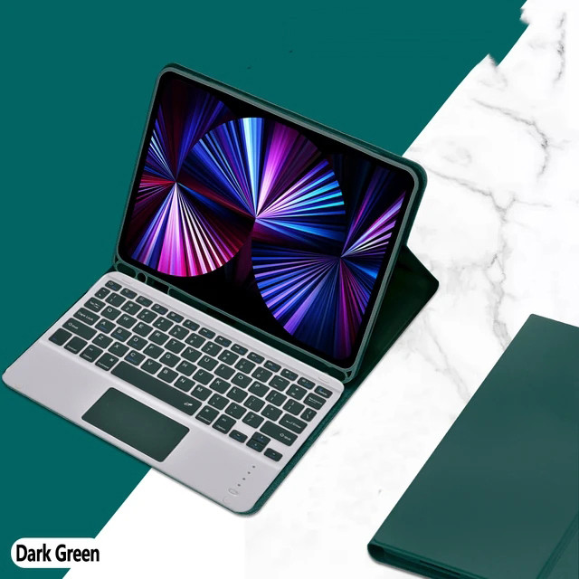 Para el IPad Air 13 2025 M3 M2 para IPad Air 13 pulgadas M2 Pro 12,9 13 funda para teclado de cuero PU con Bluetooth inalámbrico con portalápices: Quince / other