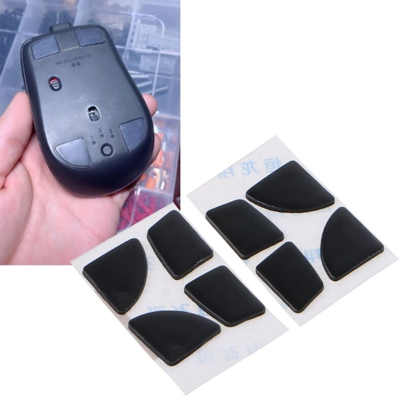 2Sets Muis Voeten Sticke Mouse Skates Pads Vervanging Muis Voeten Voor Logitech Mx Overal 2S Muis Axyf