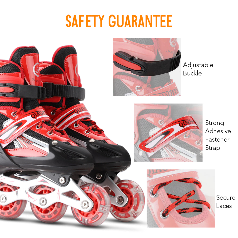 Einstellbare Beleuchtung Inline Rollschuhe mit Licht hoch Räder Männer Frauen draussen Rollschuhe Schuhe für freundlicher Erwachsene Rolle Rollschuhe
