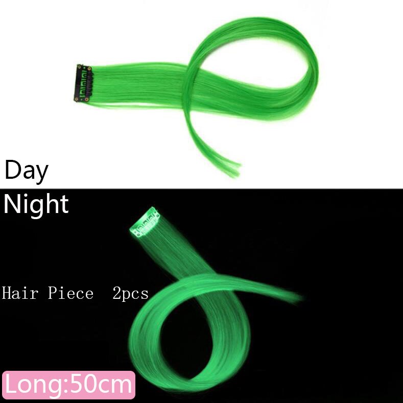 Cuerda trenzada para el pelo para mujer, banda para el pelo con degradado de Hip Hop, diadema, tocado, cinta para niños: Green Hair Piece