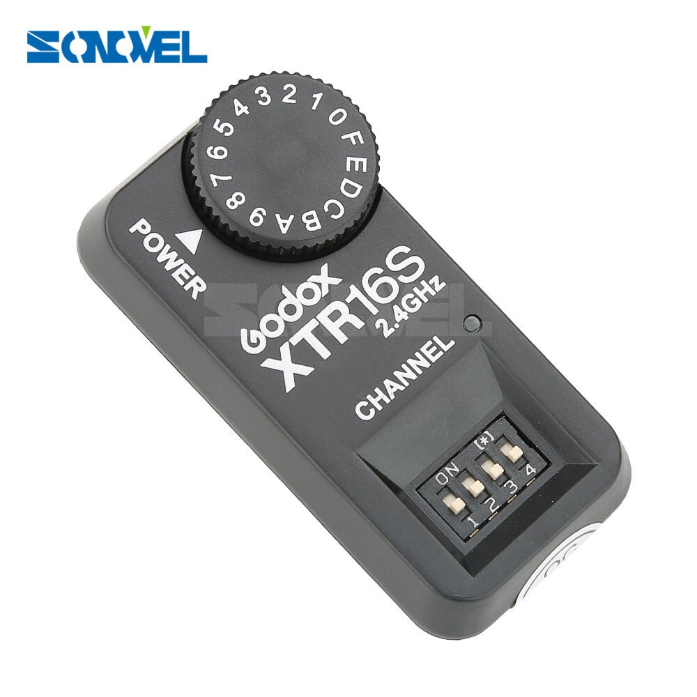 Godox XTR-16S 2.4G Wireless 16 Channels Power-control Flash Trigger Receiver for VING V860 V850 V860II V850II