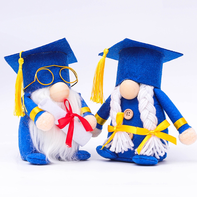 Graduation Gnomes Plush Grad Swedish Plush Gnome For Graduation Decorations Graduation Ceremony Of Party Table Decors