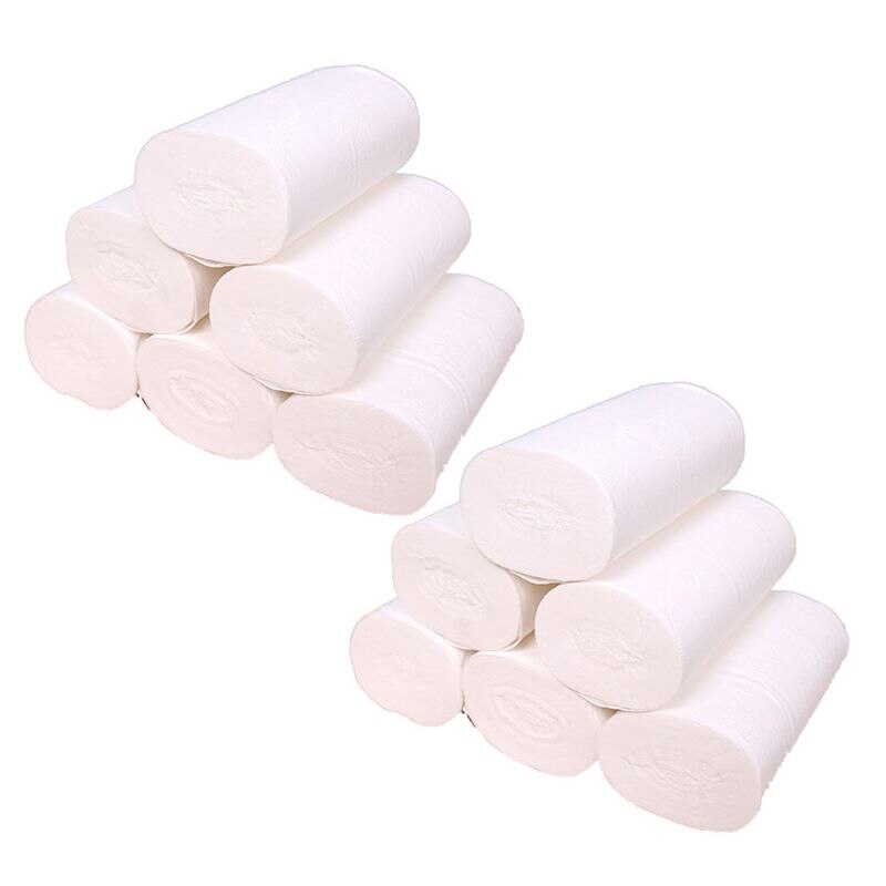12Rolls Multifold Toilet Paper Soft Strong Series 4-Ply Roll Sheets Bath Tissue X7YB