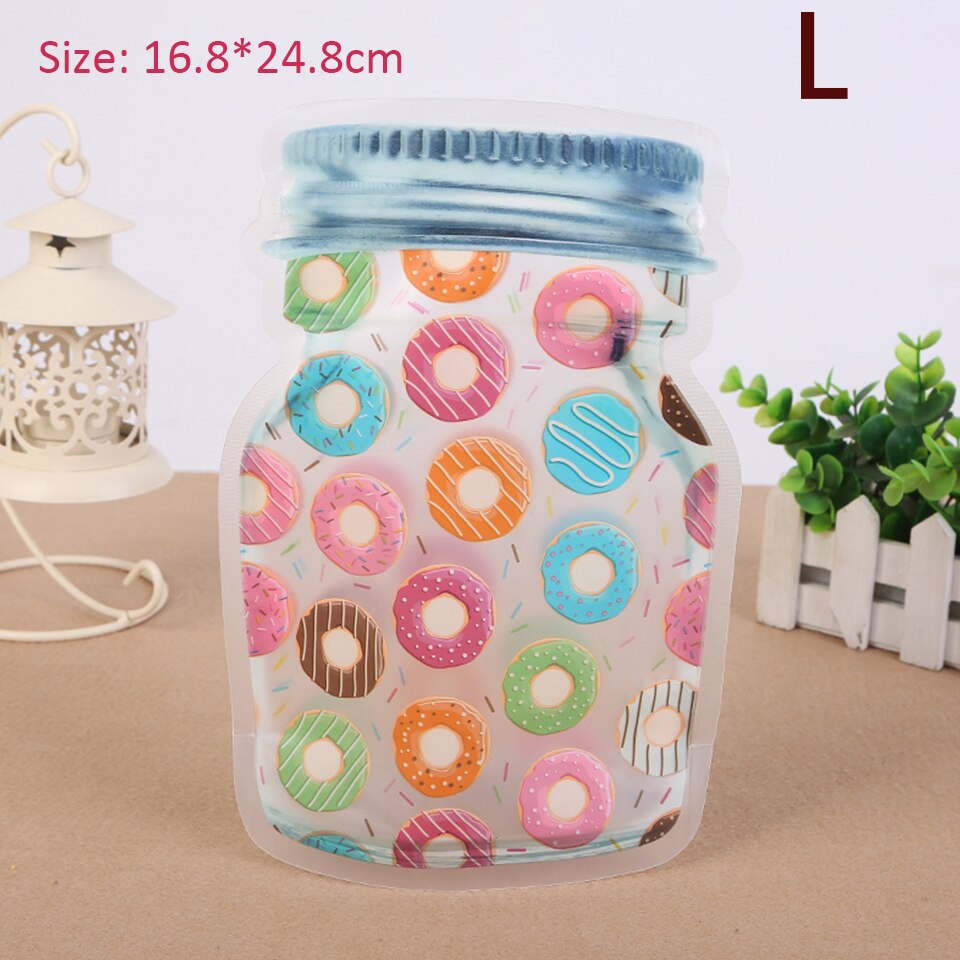 1pack Donuts Candy Bags Cookies Packaging Boxes for Kids Girl Donuts Happy Birthday Party Supply Wedding DIY Crafts Decorations: 6pcs Donut(L)