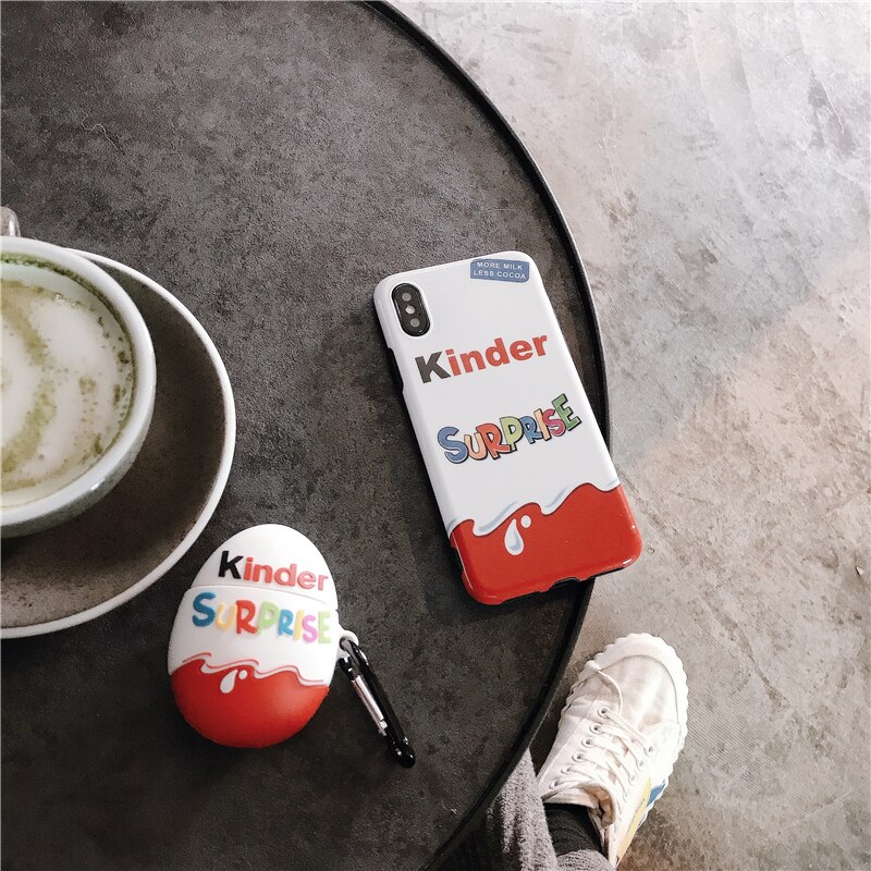 Trolly egg KINDER JOY-funda de teléfono de silicona suave para apple iphone 6 7 8 Plus X XS XR MAX 11 12 Pro SE, cubierta de de Navidad