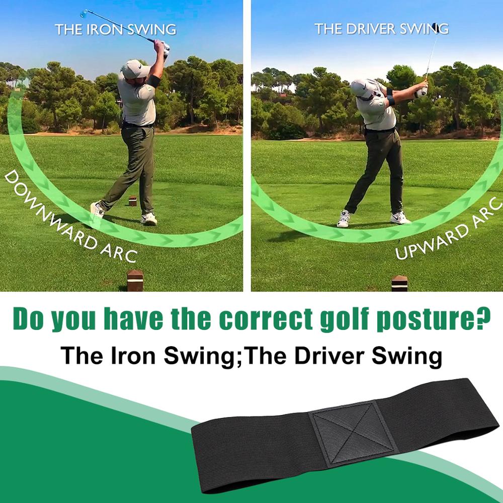 Hulpmiddel voor het trainen van de golfswing (2- pack), swingcorrigerende armband, golfswingtrainer, hulpmiddelen voor het corrigeren van de soepele swing voor beginnende golfers