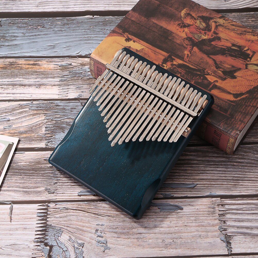 African Mbira Wood kalimba Musical Instrument 21 Keys Mahogany Wooden Kalimba Musical Instrument Thumb Piano