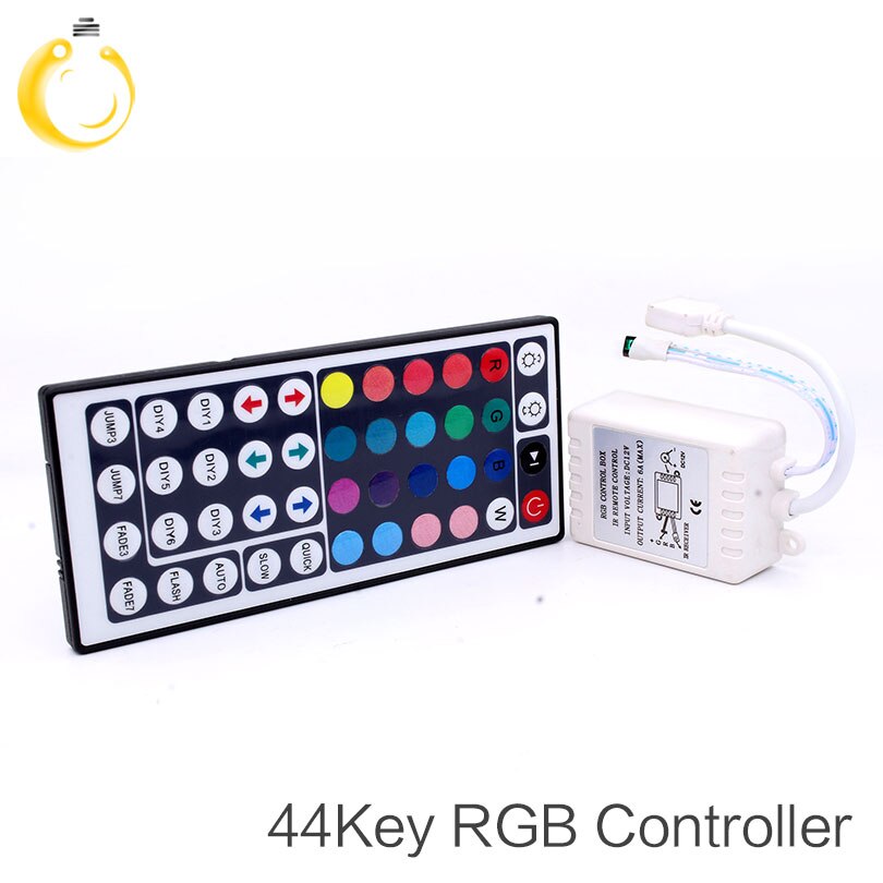Led Controller 44 Keys LED IR RGB Controler LED Lights Controller IR Remote Dimmer DC12V 6A For RGB 3528 5050 LED Strip