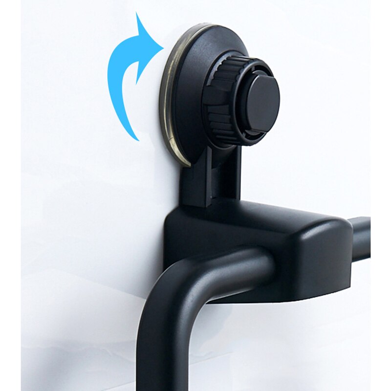 Strong Suction Cup Towel Hanger Ring Bathroom Punch-free Plastic Towel Rack Bathroom Toilet Kitchen Seamless Cleaning Rug Holder