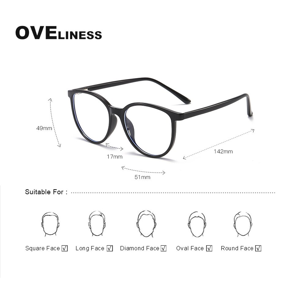 Anti Blue Light Glasses for Men Bluelight Radiation Women TR90 Computer Protection Gaming Glasses Blue light Blocking UV Eyewear