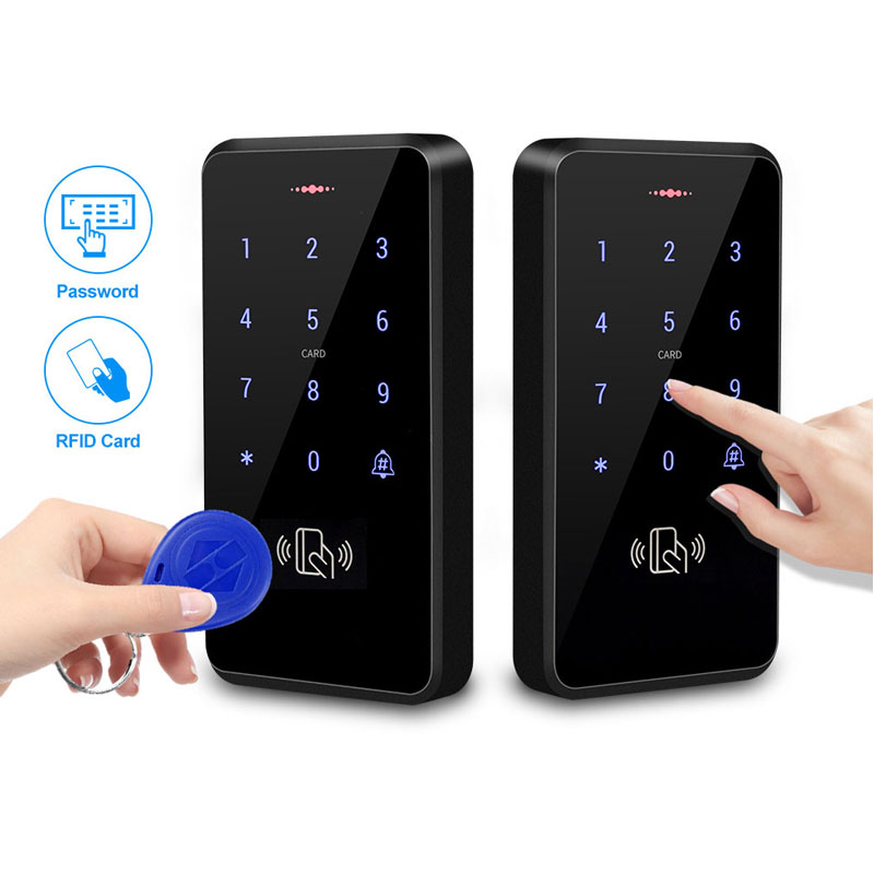 Diverse dør adgangskontrol system kit id tastatur adgangskontrol + strømforsyning + udgangsknap + elektriske dørlåse til kontor