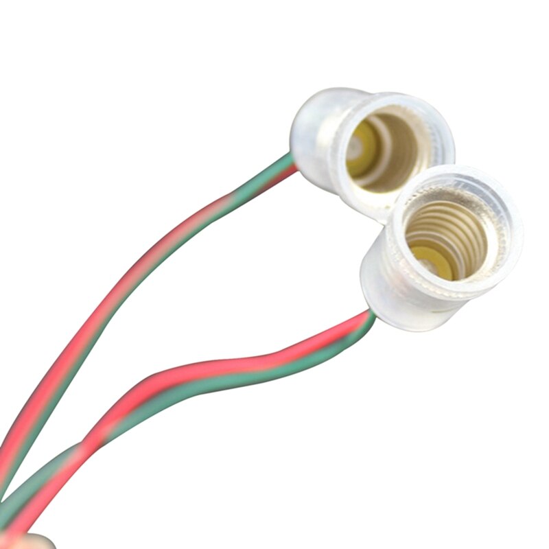 10/20 stk  e10 pære fatning gummi pære fatning lampe holder stik