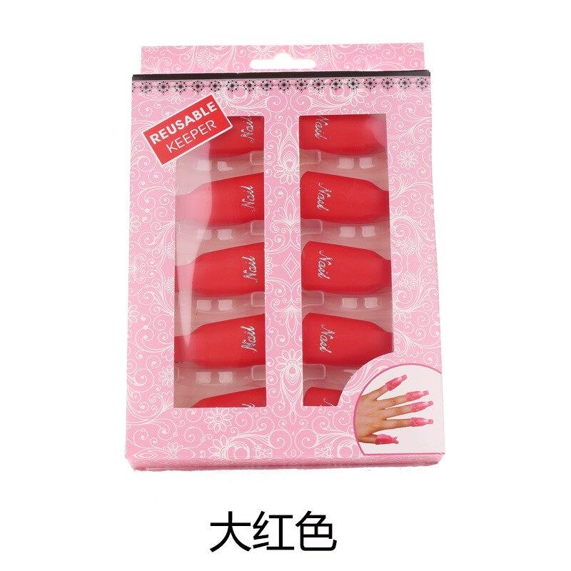 Nail Remover Clip Doos Voor Laden En Lossen Nail Sets, Nail Remover Clip, Nagel Winkel Gewijd, efficiënte En Snelle: 03-red