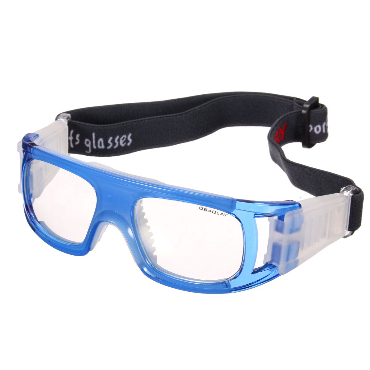 Anteojos de seguridad deportivos multifunción para exteriores, gafas de protección para ciclismo, baloncesto, fútbol, deportes, esquí, gafas de sol elásticas: Blue