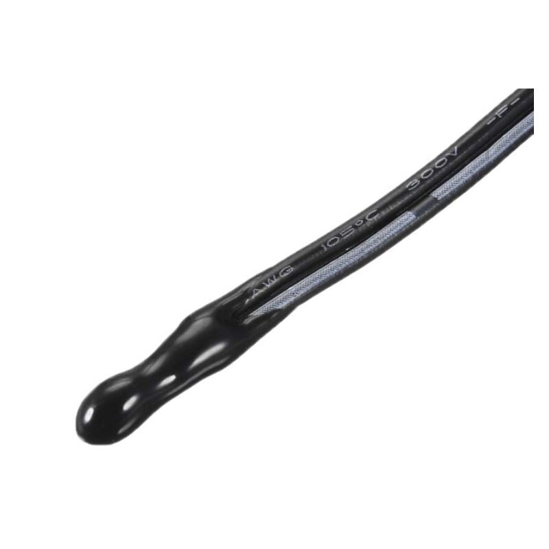Sonda Termistor NTC de 100 pulgadas, Sensor de temperatura sensible a la temperatura epoxi para aire acondicionado, 5K, 10K, 15K, 20K, 25K, 50K, 15,7 K, 20 Uds.