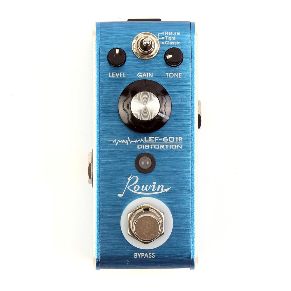 Rowin PEDAL LEF-601B Distortion II Guitar Effect Pedal True Bypass SOLO Distortion