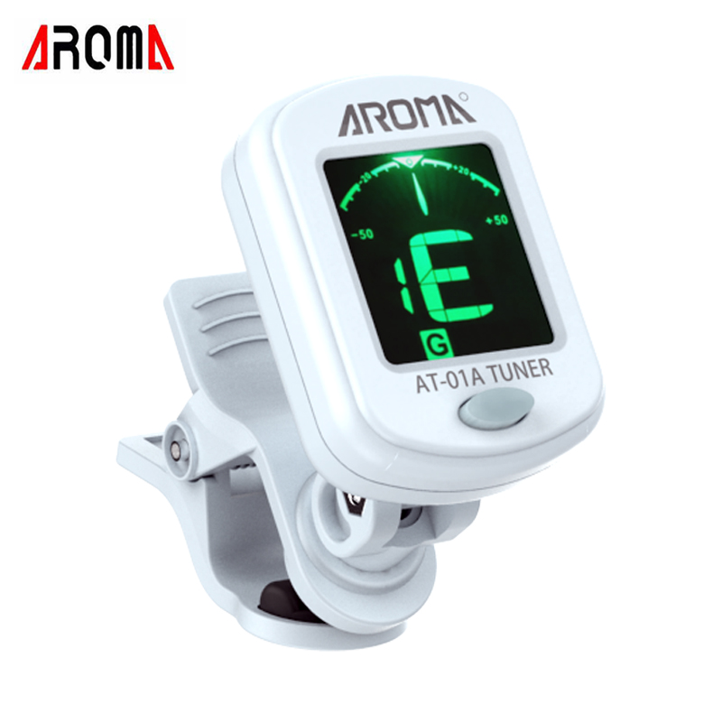 Acouway Guitar Ukulele Tuner Violin Bass Electronic Tuning Tuner Clip-On Chromatic Tuner 360 DegreeRotate With 5 Tuning Model