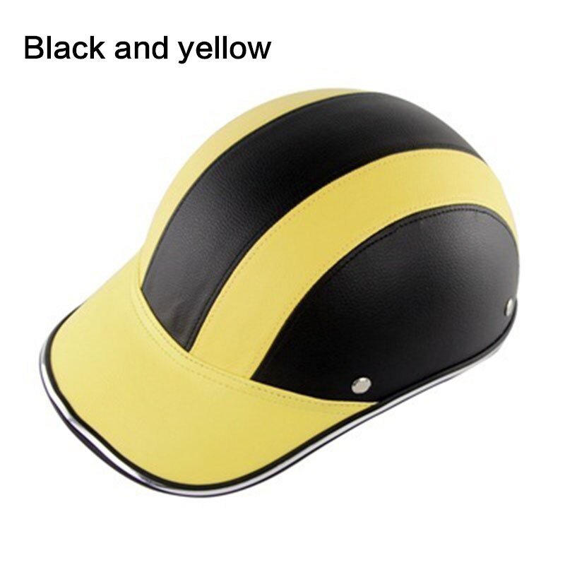 Verstelbare Fiets Fietsen Helm Baseball Cap Lederen Anti Uv Veiligheid Fiets Helm Mannen Vrouwen Racefiets Helm Voor Mtb Schaatsen