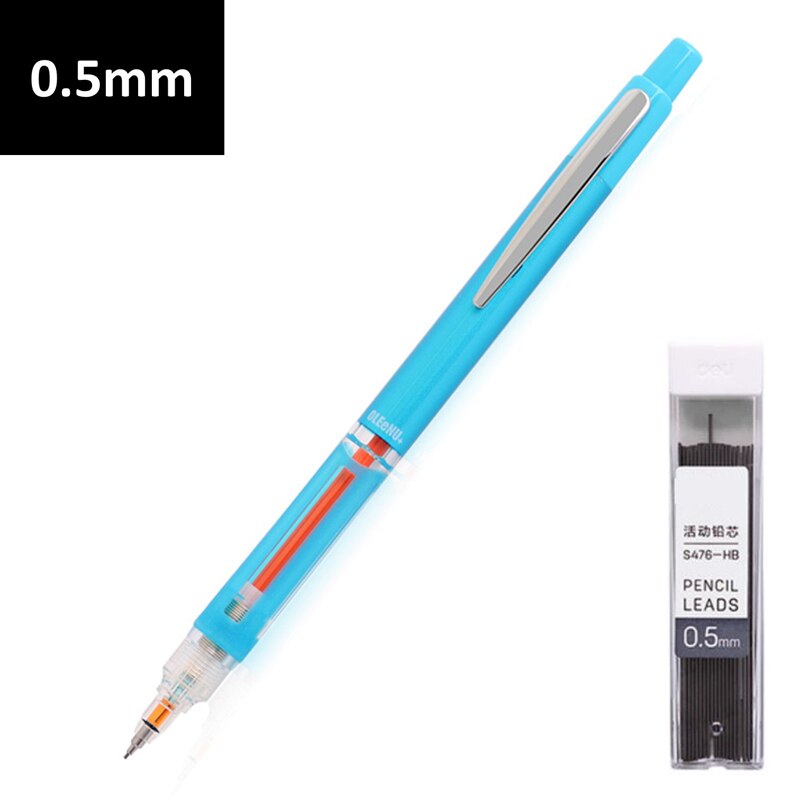 0,5mm japonés lápiz mecánico automático papelería de la escuela, la Oficina arte material de pintura conjuntos para Artista: BLUE