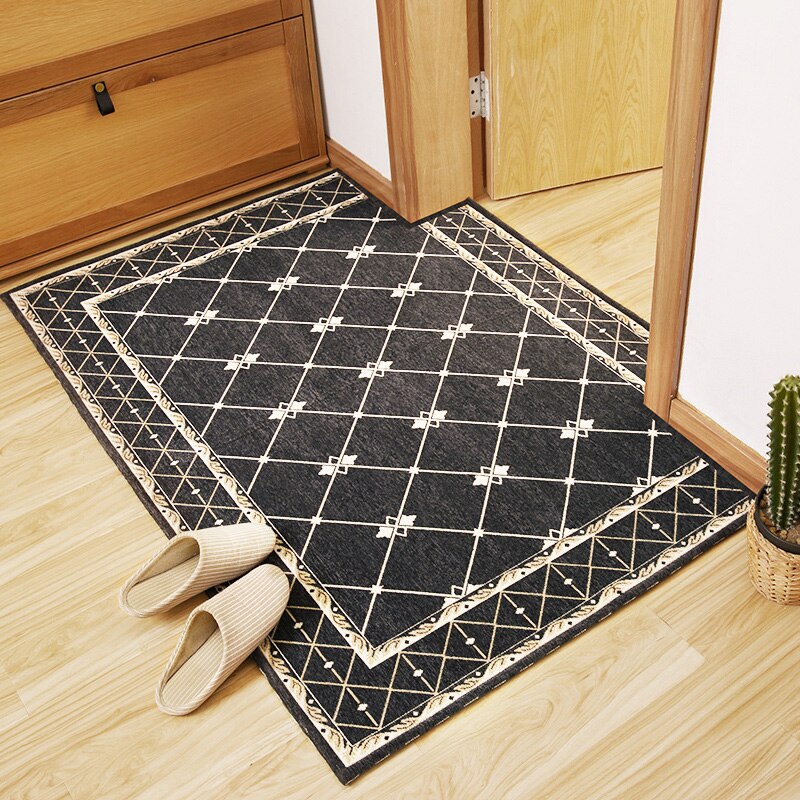 Thicken Mats In Kitchen Anti-slip Bathroom Carpet For Toilet Absorpt WC Mats Floor Carpet In Living Room Non-slip banyo paspas: 016 grey / about 60x90cm
